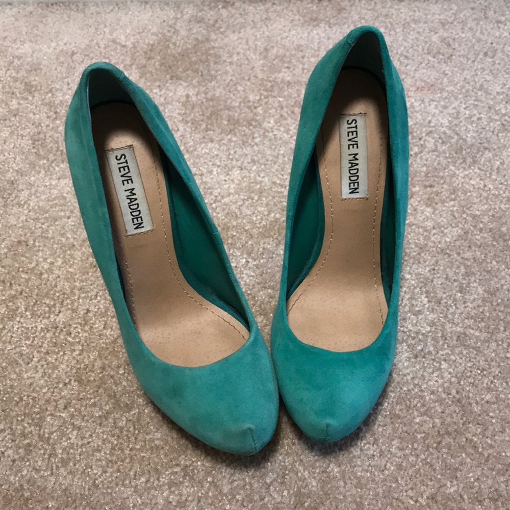 Steve Madden Teal/green Pumps